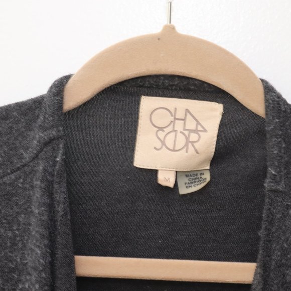 Chaser Gray Wrap Jacket Coat Cardigan  size M - Picture 4 of 9